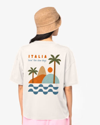 livin' the slow days - women oversized Shirt - ICF Summer Camp